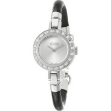 Coach Women's Gallery Silver Dial Leather Watch