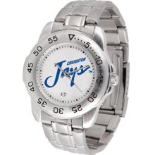 Creighton University Bluejays Mens Sports Steel Watch