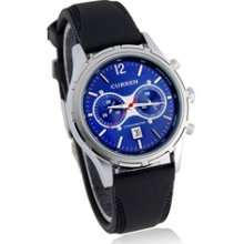 curren watches 8066 Round Dial PU Leather Band Mens Wrist Watch