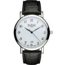 Davosa Men's Pianos Analogue Watch 16241126 With White Dial And 35 Mm Stainless Steel Case