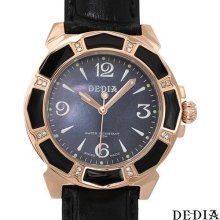 DEDIA 6201LL029 Swiss Movement Diamond Ladies Watch