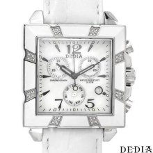 DEDIA Chronograph Swiss Movement Diamond Ladies Watch