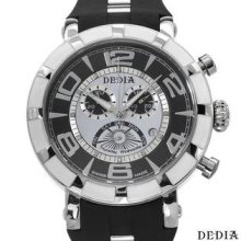 DEDIA D60AXG061 Stainless Steel Color I-K I1-I2 Diamond Chronograph