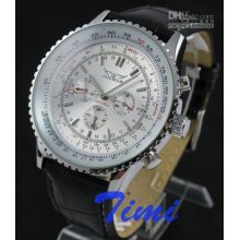 Deluxe Auto Mechanical 6 Hand Mens Multi Function Watch