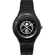 Denver Nuggets Shadow Black Sport Watch With White Logo