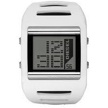 Diesel Digital White Silicone Men's Watch Dz7224 Digital Animation