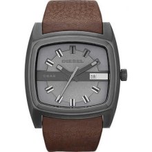 Diesel Dz1553 Gents Fashion Analog Brown Leather Strap Men's Watch