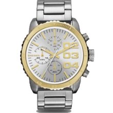 Diesel Dz5321 Stainless Steel Chronograph Watch 42mm Fast Shipping