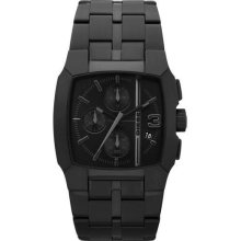 Diesel Square Black Chronograph Watch DZ4261