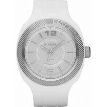 Diesel White Resin Strap 50m Mens Watch Dz1443