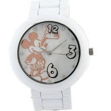 Disney Mickey Mouse Ladies Watch Mk2144 White