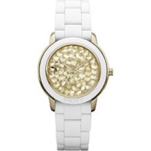 DKNY 3-Hand Pave Crystal Dial Women's watch #NY8666