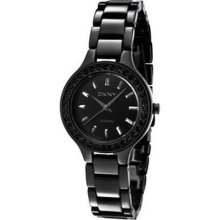 DKNY Black Ceramic Ladies Watch NY8142 ...