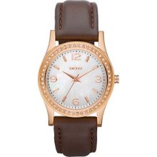 DKNY DKNY Rose Gold Tone Glitz Watch