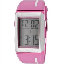 Dunlop Watches Women's Digital Multi-Function Pink Rubber Pink Rubber