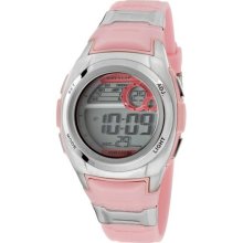 Dunlop Watches Women's Digital Multi-Functional Pink Rubber Pink Rubb