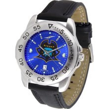 East Tennessee State Buccaneers Sport Leather band Anochrome Watch...