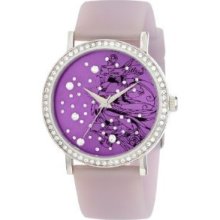 Ed Hardy Women's Lv-pu Love Bird Purple Watch