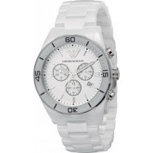 Emporio Armani Ar1424 Mens Ceramica Chronograph Watch