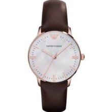 Emporio Armani Classic Leather Ladies Watch AR1601