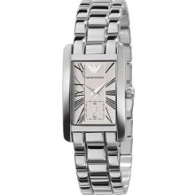 Emporio Armani Women's Silver Sub Dial Watch Ar0176