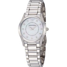 Emporio Armani Women's 'slim' Mother Of Pearl Dial Quartz Watch