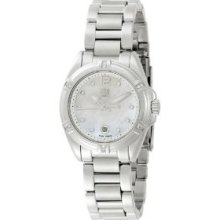 Esq 07101306 Stainless Steel Mother Of Pearl Dial With Diamonds Watch