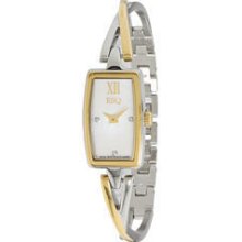 Esq By Movado Swiss Sienna Diamond Accent 2 Tone S. S. Watch