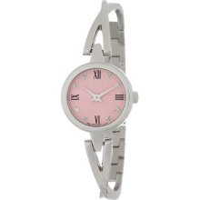 Esq Movado 07101358 Sienna Stainless-steel Pink Diamond Dial Bracelet Watch