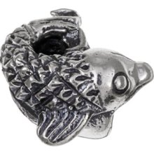 Evalue Jewelry Signature Moments Sterling Silver Fish Bead