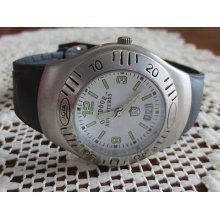 F&s Outdoor Adventures Men's Watch - Glow In The Dark Hands & Numbers - Batt