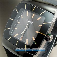 Fashion Elegant Quartz Hours Dial Date Black Rubber Men Wrist Watch A073