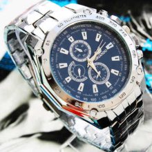 Fashion Luxury Hours Clock Sport Men Wrist Watch Gift Hot Sale