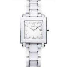 Fendi Women s Orologi F622140 White Ceramic Analog Watch