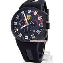 Ferrari Men Watch Swiss Made Chronograph 45mm Rubber Strap Fe-10-ibp-cg/fc-fc