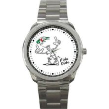 Fido Dido 7 Up Custom Sport Metal Watch Rare Design