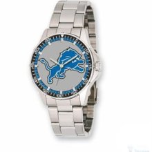 Football Watches - Men's Detroit Lions Stainless Steel National