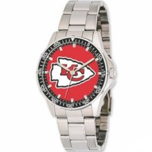 Football Watches - Men's Kansas City Chiefs Stainless Steel