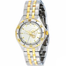 Football Watches - Men's Two Tone Stainless Steel St. Louis Rams Watch