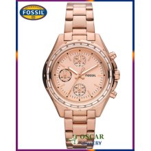 Fossil Dylan Ch2826 Chrono Women's Watch 2 Years Warranty