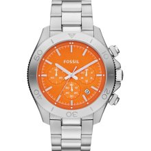 Fossil 'Retro Traveler' Chronograph Bracelet Watch, 45mm