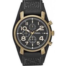 Fossil Vintaged Bronze Chronographgraph Black Dial Watch