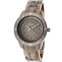 Fossil Watches Women's Gray Dial Gray Resin Gray Resin Gray Dial ES30