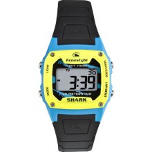 Freestyle Shark Classic PU Watch - Black / Blue / Yellow