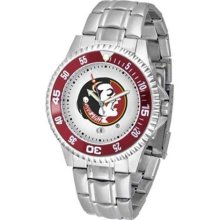 FSU Seminoles watch : Florida State Seminoles Men's Competitor Watch with Stainless Steel Band