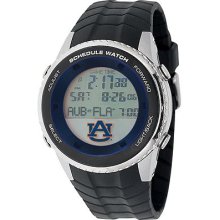 Game Time Auburn Tigers Stainless Steel Digital Schedule Watch - Men