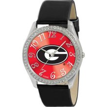 Game Time Women's NCAA University of Georgia Bulldogs Glitz Watch,