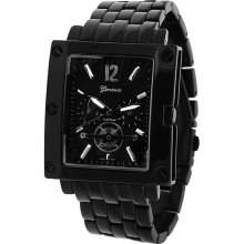 Geneva Platinum 9168 Men's Decorative Chronograph-style Link Watch -b