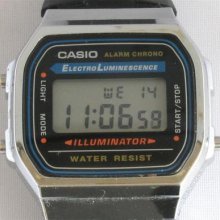 Gents' Casio Alarm Chrono Digital Quartz Watch Ref:a168 Multi Function