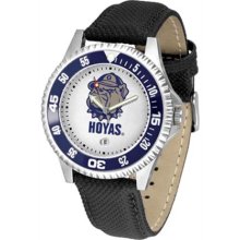 Georgetown University Hoyas Mens Leather Wrist Watch